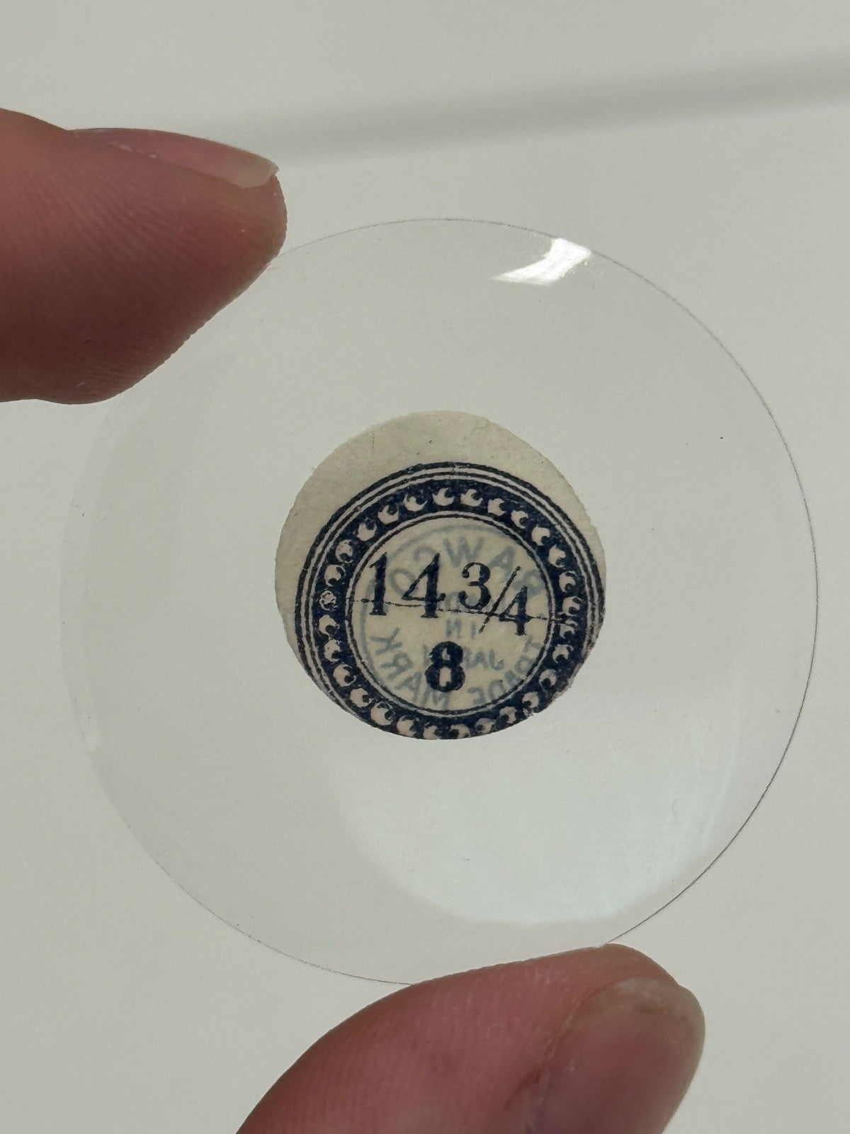 Antique Pocket Watch Glass Crystal - Choose From Available Sizes - Rawco - NOS
