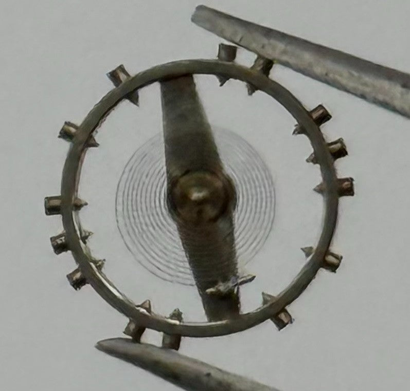 Felsa 4020 4022 Balance Wheel Complete And Spring 1045 Watch Movement Parts NOS