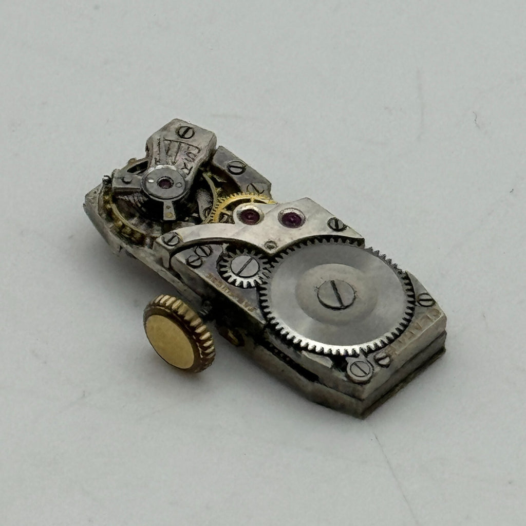 FHF Watch Movement Clarte Fab.Suisse Patent Running Ladies Manual Wind Parts 9mm