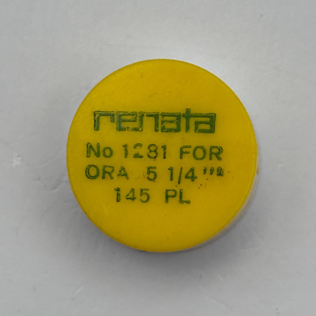 Ora 145 PL Balance Wheel Complete And Spring 5¼’’’ 1281 Watch Movement Parts NOS