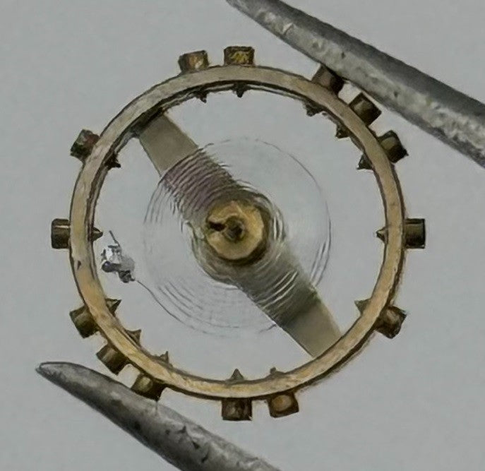AS 976 1012 Balance Wheel Complete And Spring Renata 29 Watch Movement Parts NOS