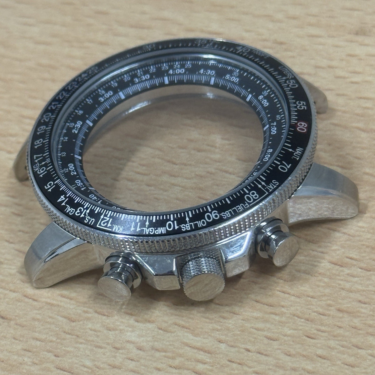 Seiko V172-0AC0 Watch Case - Seiko Solar Chronograph Brand New Rare Parts