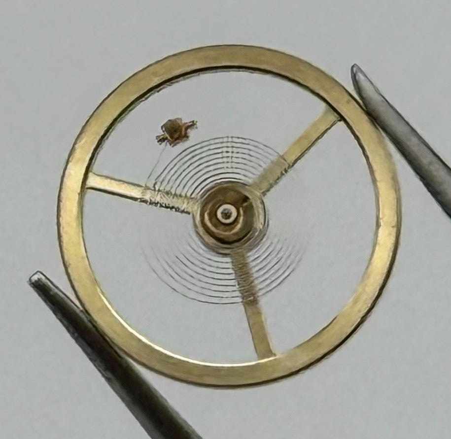 Ebosa 65 Balance Wheel Complete And Spring 12½''' 942 Watch Movement Parts NOS