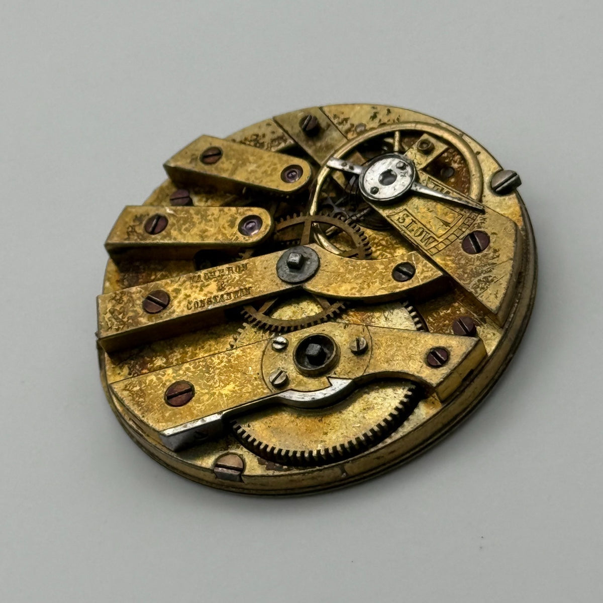 Vacheron Constantin Pocket Watch Movement - Cylinder Escapement - Parts / Repair