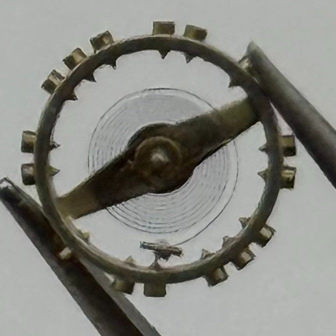 AS 976 1012 Balance Wheel Complete And Spring 29 M Watch Movement Parts NOS