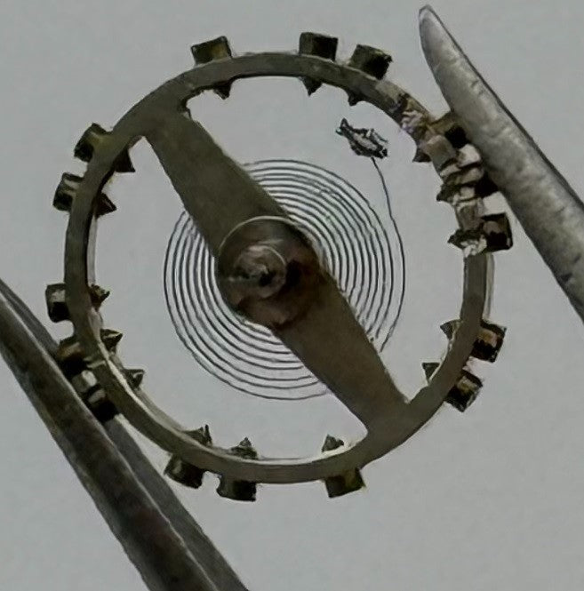 AS 976 1012 Balance Wheel Complete And Spring 29 M Watch Movement Parts NOS