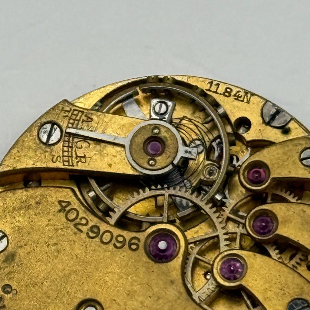 Longines 11.84N Watch Movement - For Parts / Repair - 25.4mm