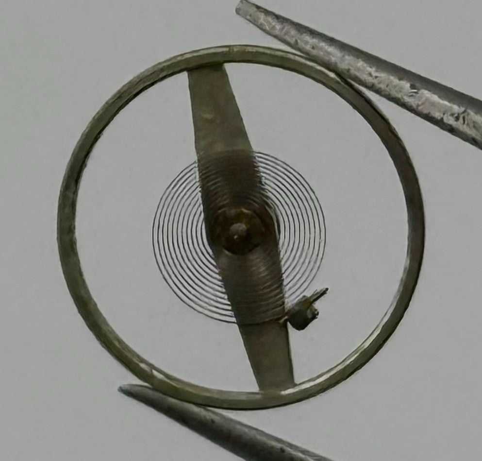 Brac 2001/3 Balance Wheel Complete And Spring Bergeon 139 Watch Movement Parts