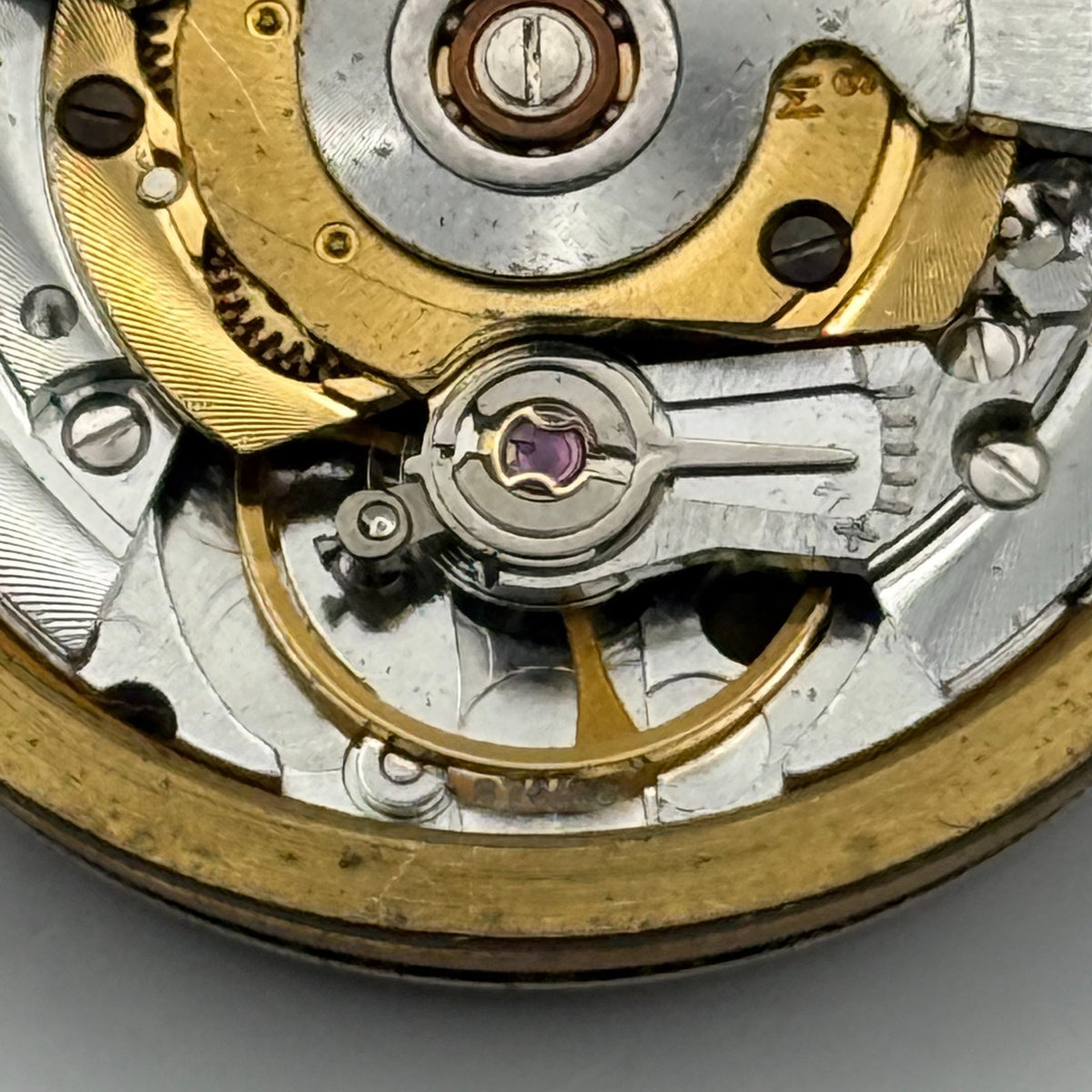 MSR S76/28 Watch Movement Garrard Date 21 Jewels Automatic Vintage Parts 30.4mm