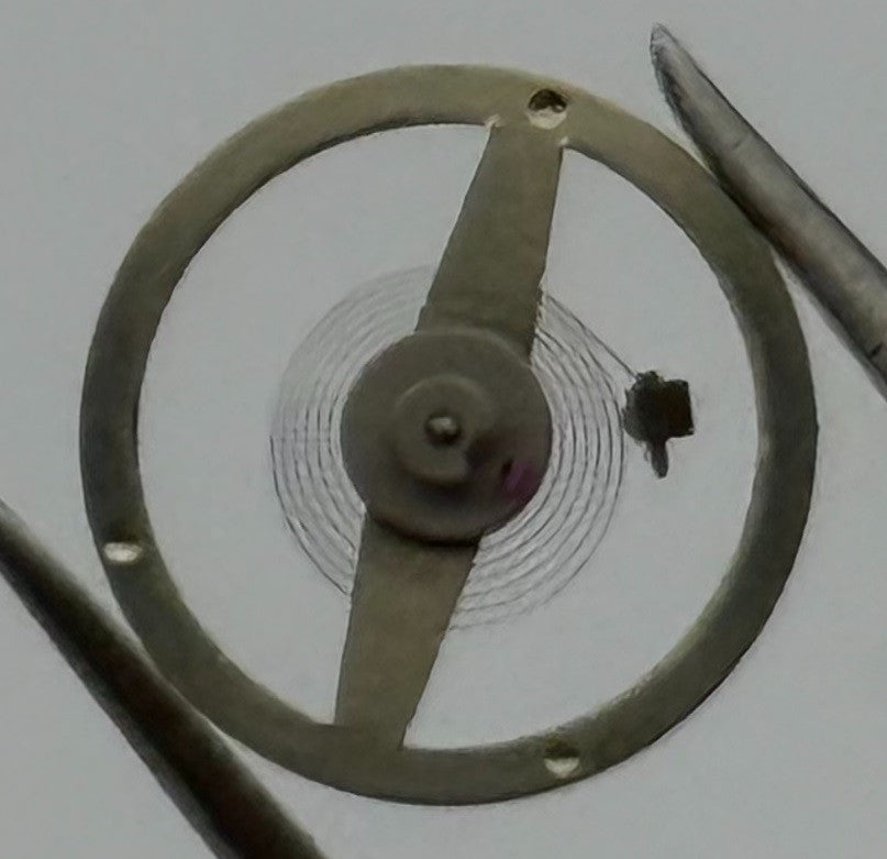 Amida 562 Balance Wheel Complete And Spring 8¾’’’ 374 Watch Movement Parts NOS