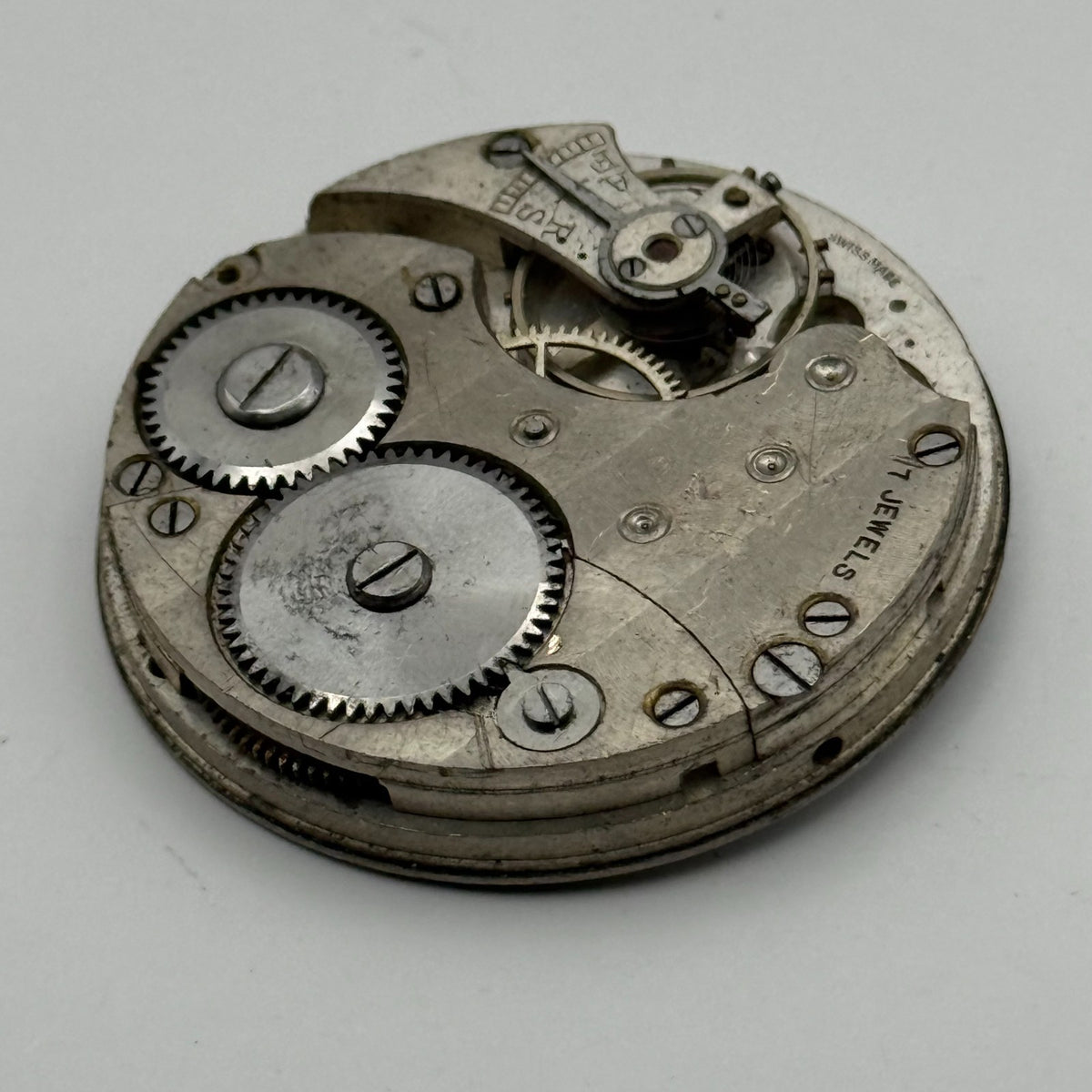 Freeman’s Non Magnetic Pocket Watch Movement Open Face Sub Seconds Parts 37.9mm