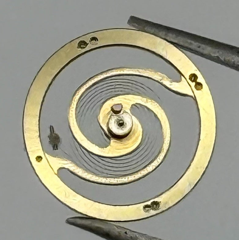 RL 7013 Balance Wheel Complete And Spring 10½’’’ 1367 Watch Movement Parts NOS