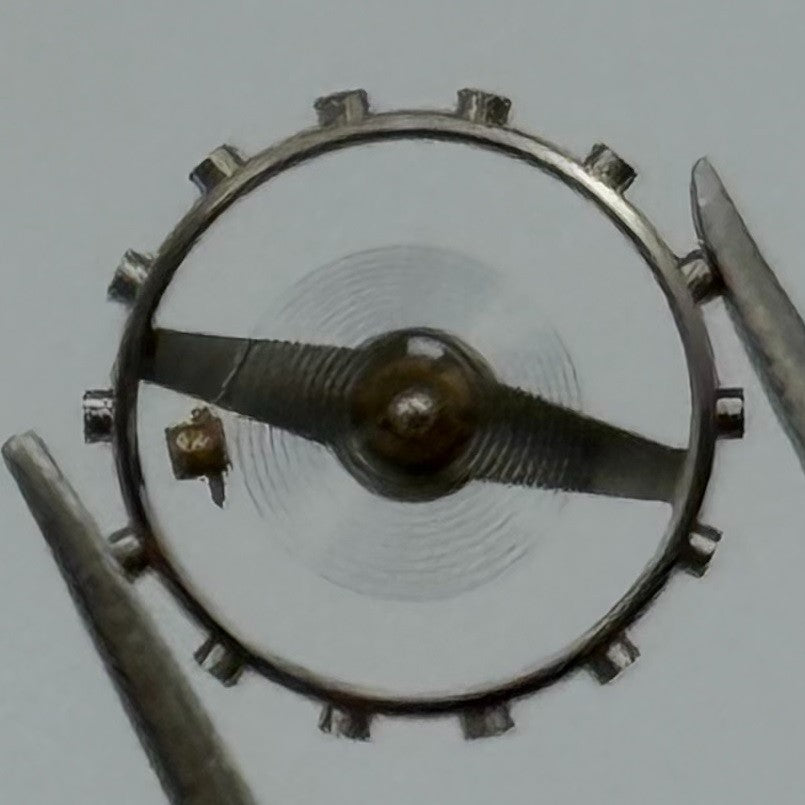 EB 1226 Balance Wheel Complete And Spring 8¾’’’ 113 Watch Movement Parts NOS