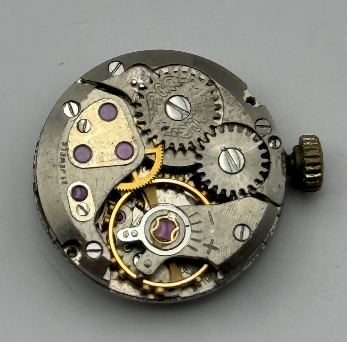 ETA 2410 Watch Movement Running Rotary 21 Jewels Swiss Parts Repair 15.2mm