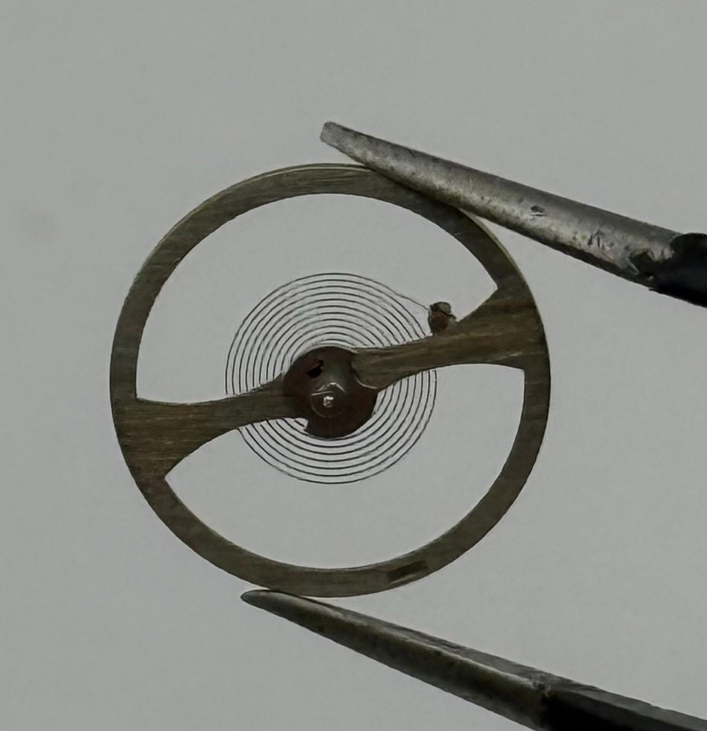 Oris 391 Balance Wheel Complete And Spring 11½’’’ 4381 Watch Movement Parts NOS