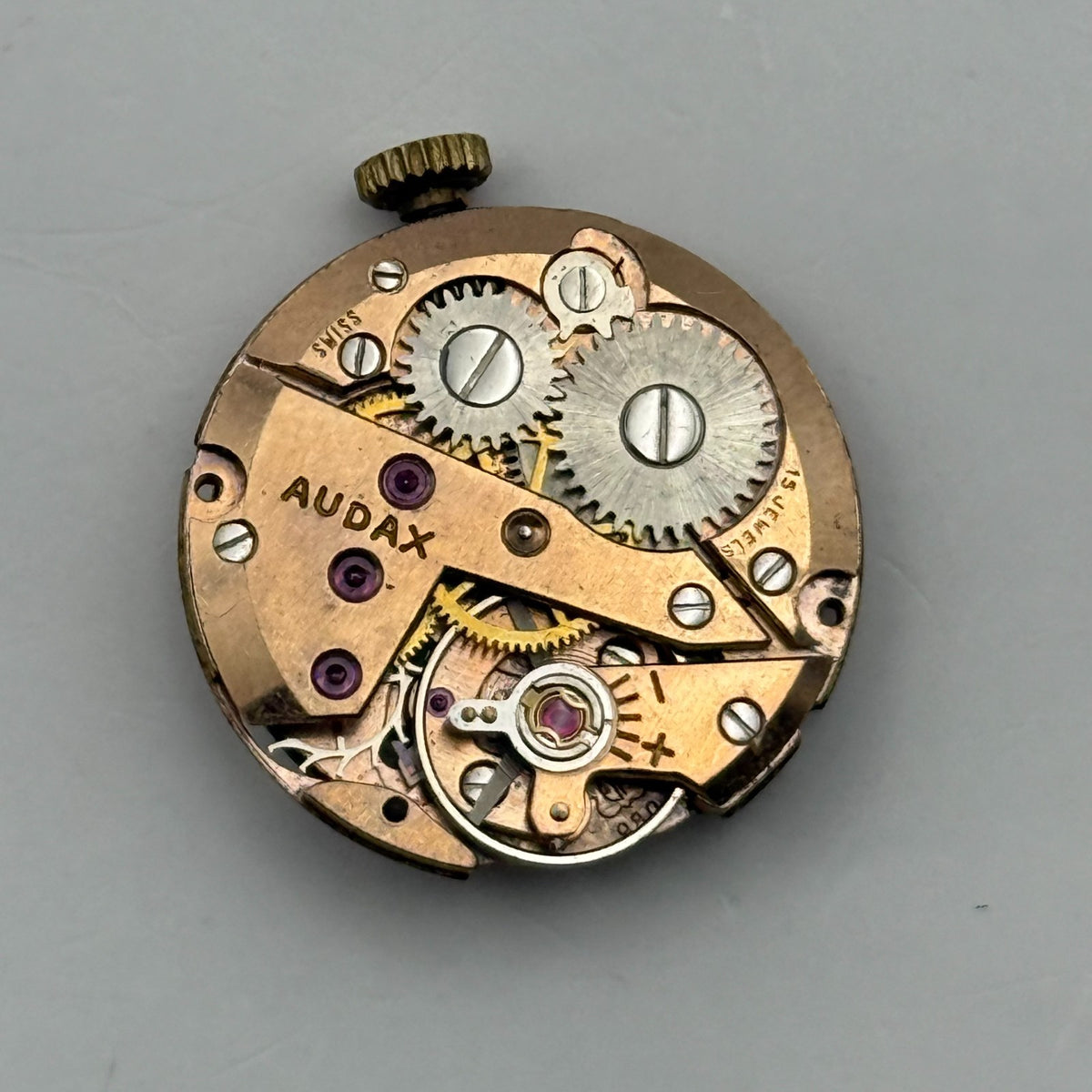 ETA 980 Watch Movement Running Audax Fortis Swiss 15J Manual Wind Parts 19.7mm