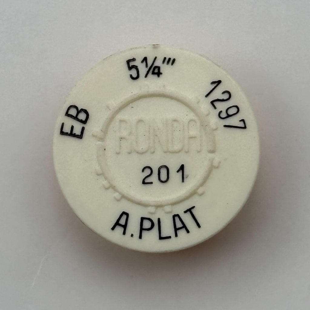 EB 1297 Balance Wheel Complete And Spring 5¼’’’ 201 Watch Movement Parts NOS