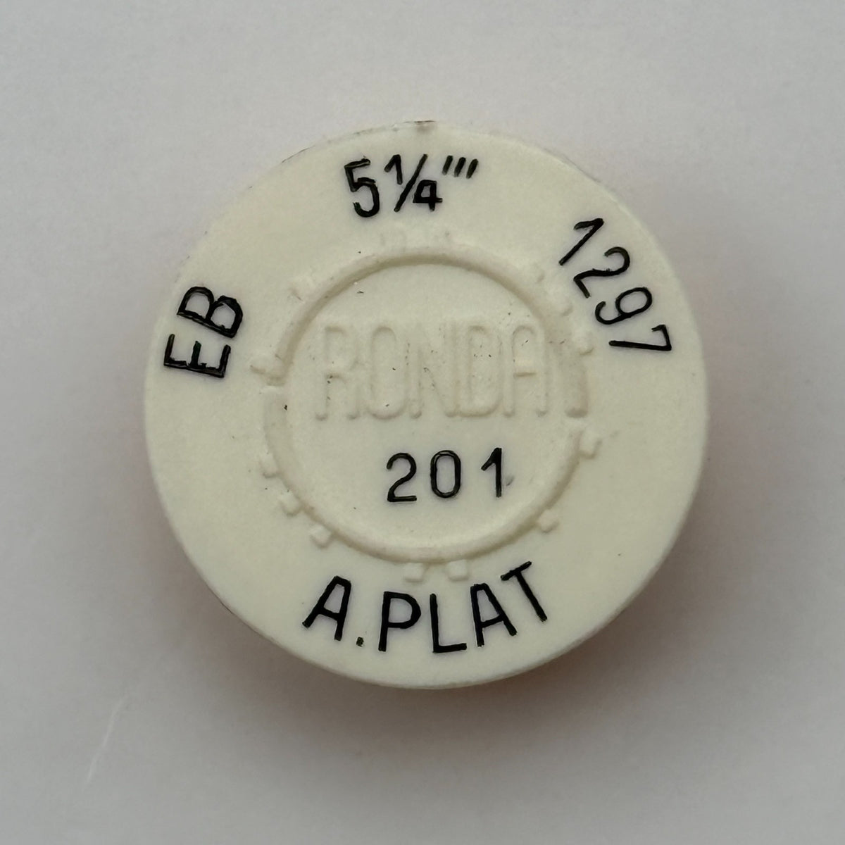 EB 1297 Balance Wheel Complete And Spring 5¼’’’ 201 Watch Movement Parts NOS
