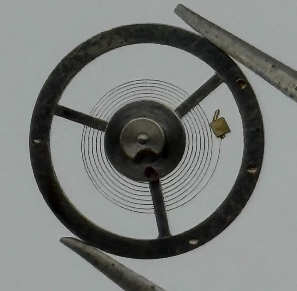 Brac 190 Balance Wheel Complete And Spring Renata 985 Watch Movement Parts NOS