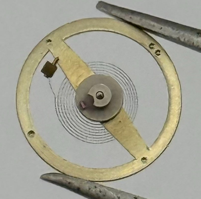 Amida 562 Balance Wheel Complete And Spring 8¾’’’ 874 Watch Movement Parts NOS