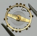FHF 59 Balance Wheel Complete And Spring Renata 1231 M Watch Movement Parts NOS
