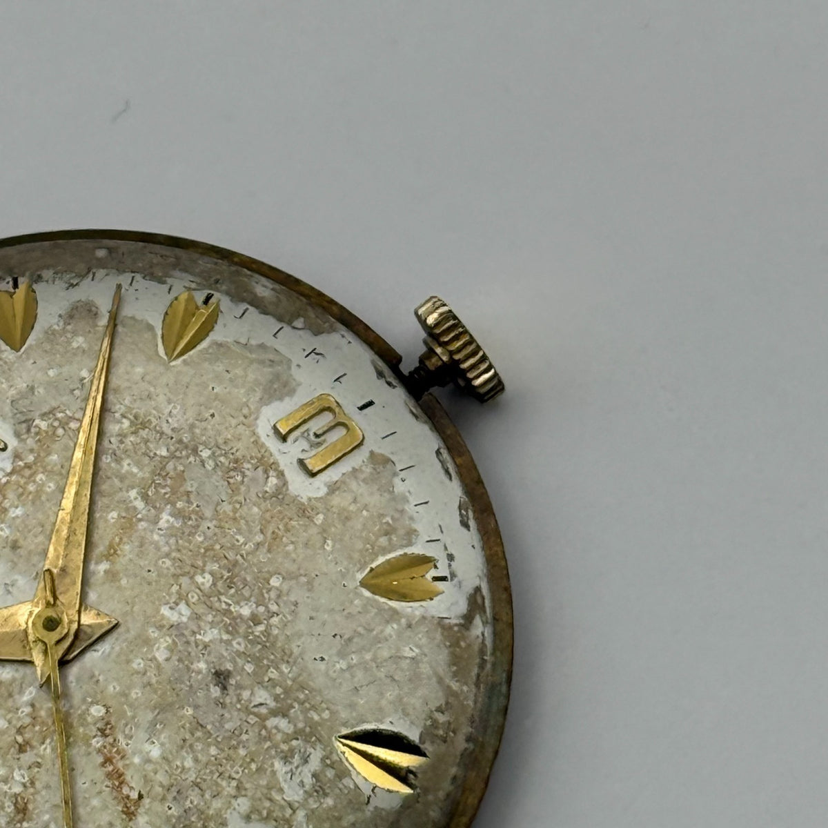 FHF 67 Watch Movement - Avia 15 Jewels - For Parts / Repair - 29.8mm
