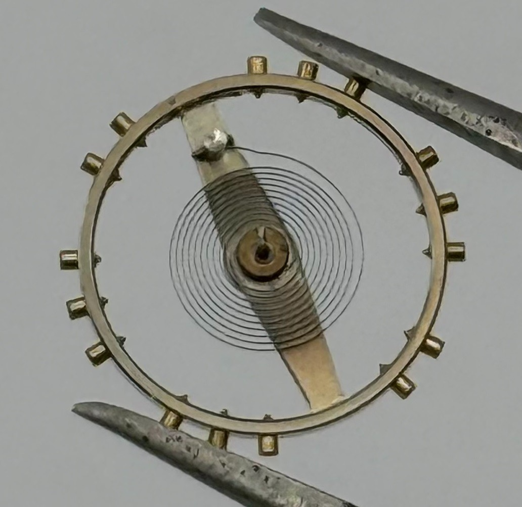 AS 1700-3 Inca Balance Wheel Complete And Spring Renata Watch Movement Parts NOS