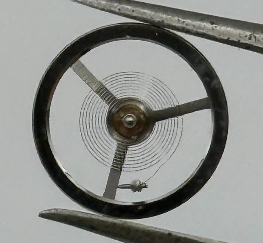 EB 1297 1469 Balance Wheel Complete And Spring Renata 117 Watch Movement Parts