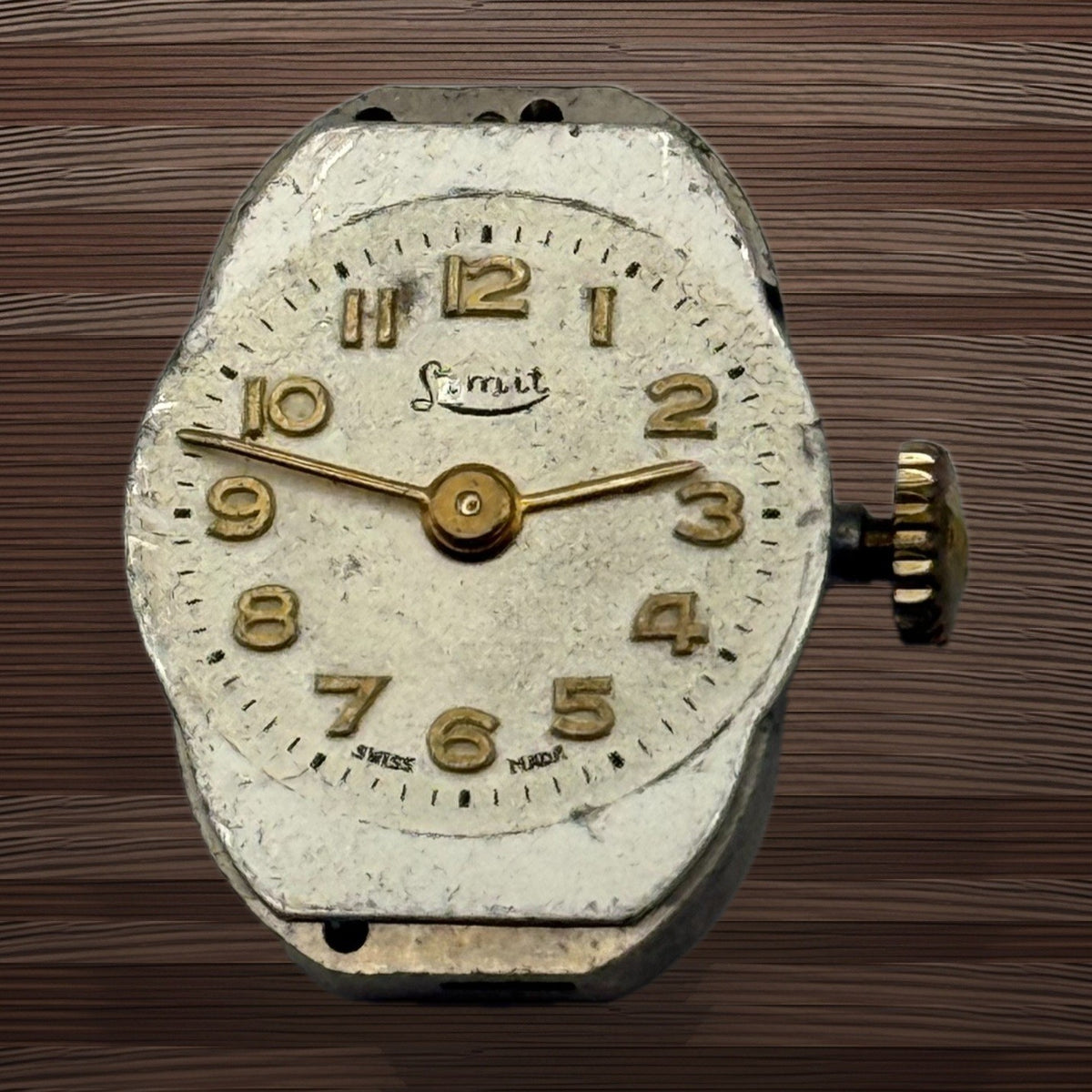 Vertex Revue 61 Watch Movement Limit 15 Jewels Ladies Manual Wind Parts 17.4mm