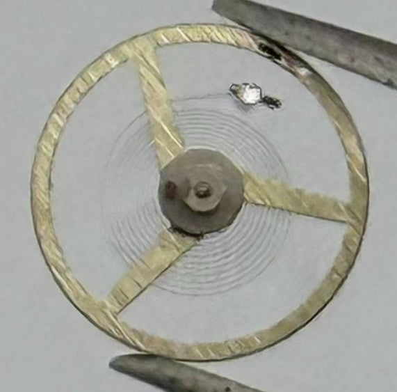 FHF 35 35-21 Balance Wheel Complete And Spring 7¾’’’ 5349 Watch Movement Parts