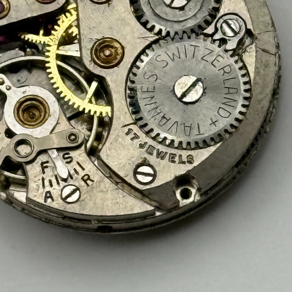 Cyma R.424 Watch Movement 17 Jewels Swiss Manual Wind Parts Repair 19.7mm