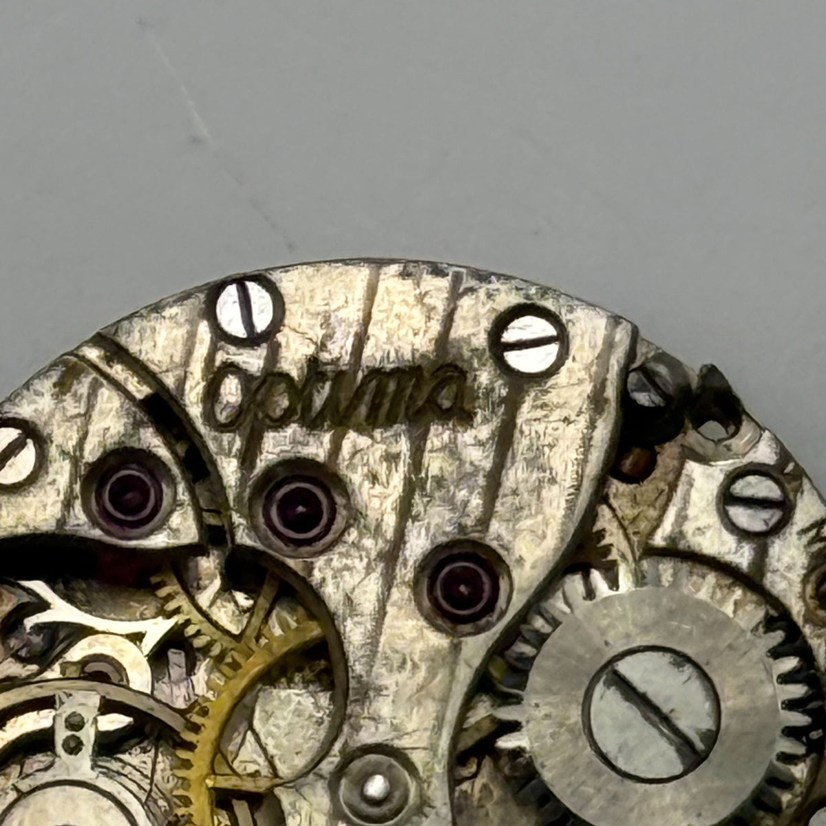 Optima Watch Movement 15 Jewels Swiss Subseconds Manual Wind Parts Repair 19.6mm