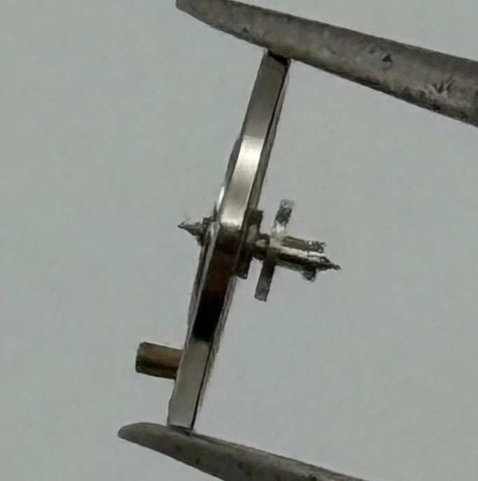 Oris 611 KIF Balance Wheel Complete And Spring Renata 820 M Watch Movement Parts
