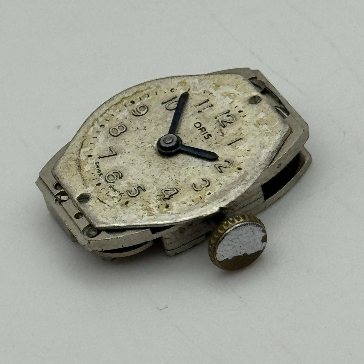 Oris Cal 410 Watch Movement Ladies Manual Wind Swiss Vintage Parts Repair 12.9mm