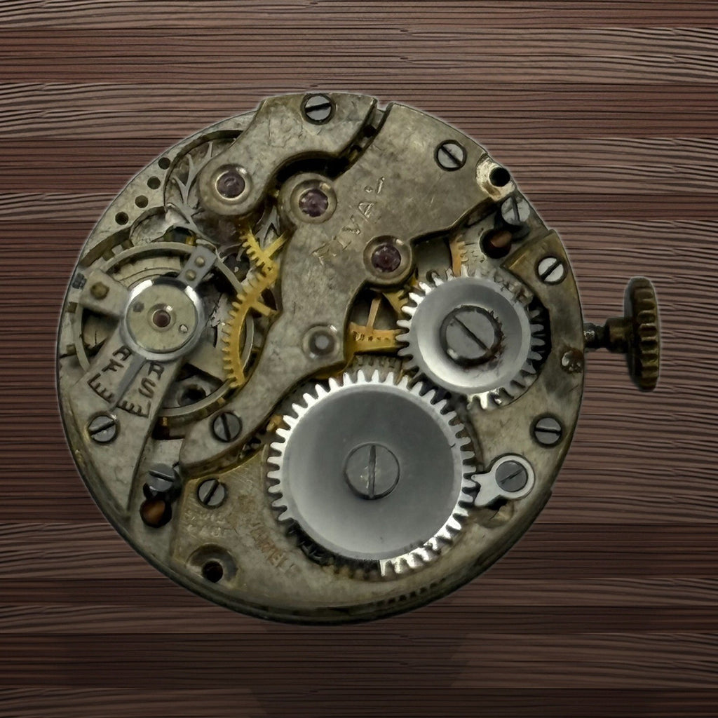Rival 15 Watch Movement - Jewels - For Parts / Repair - 23.7mm