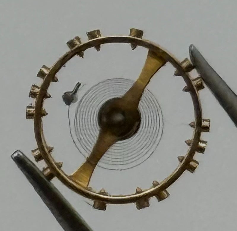 MST 349 Balance Wheel Complete And Spring 5¼’’’ Renata 256 Watch Movement Parts