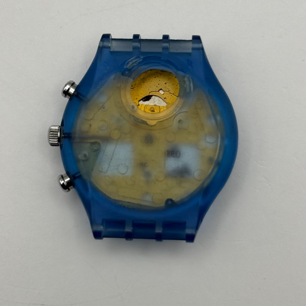 Vintage Swatch Chrono Watch SCN103 JFK 1991 ETA Quartz Swiss 40mm Parts Repair