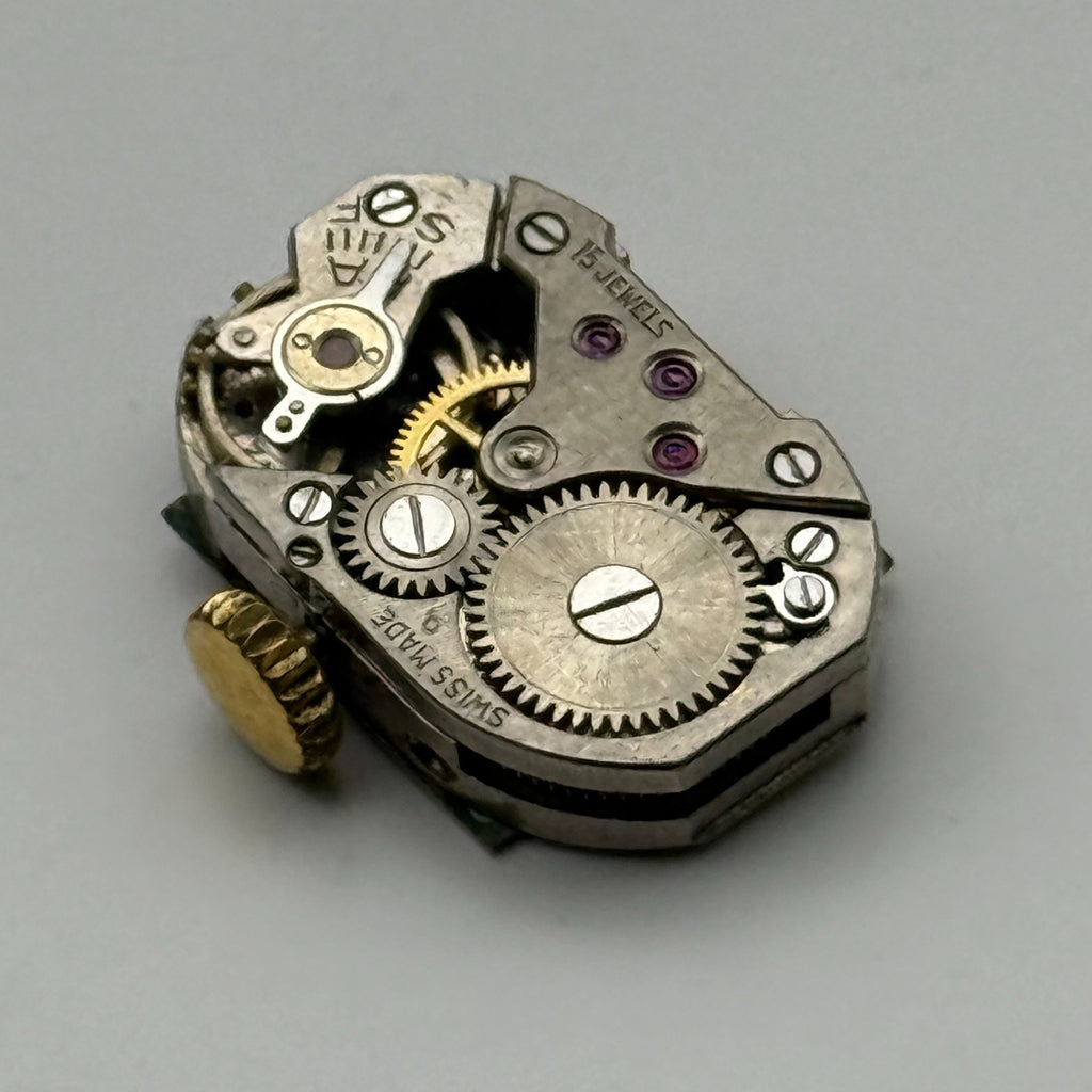 FEF 270 Watch Movement Running Avia 15J Swiss Manual Wind Parts Repair 12.8mm