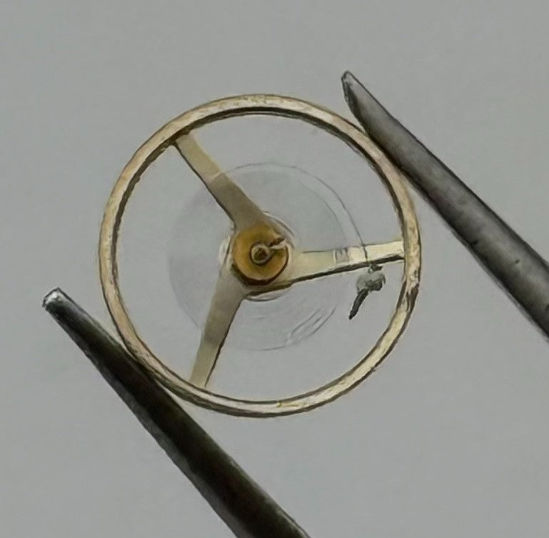 FHF 59-21 Balance Wheel Complete And Spring Renata 1353 Watch Movement Parts NOS