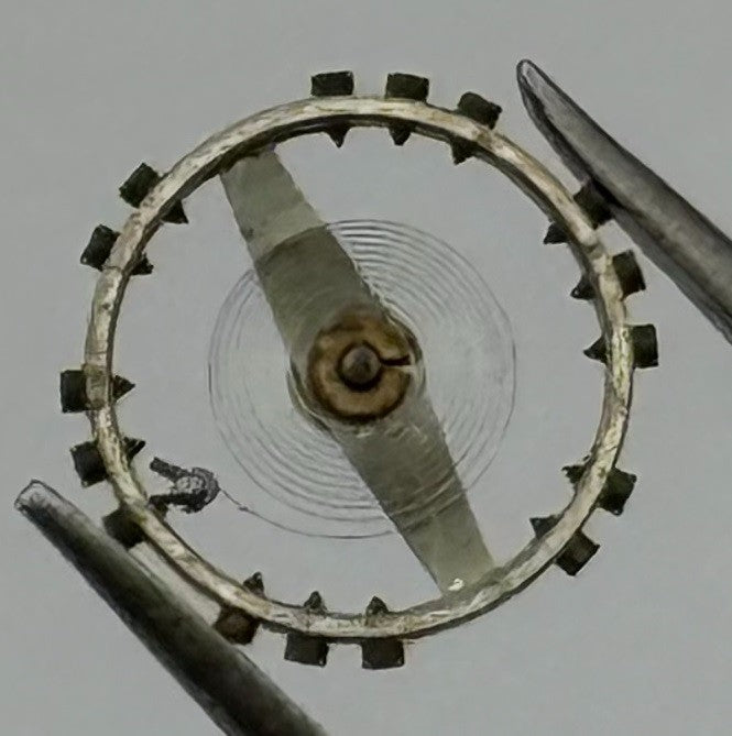 FEF 270 Balance Wheel Complete And Spring 5¼’’’ 173 M Watch Movement Parts NOS