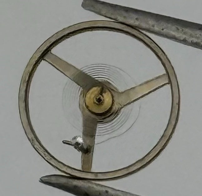 Lanco 500 Balance Wheel Complete And Spring Renata 1345 Watch Movement Parts NOS