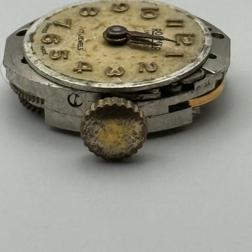 MST 389 Watch Movement Running Roamer 17J Swiss Manual Wind Parts Repair 13.1mm