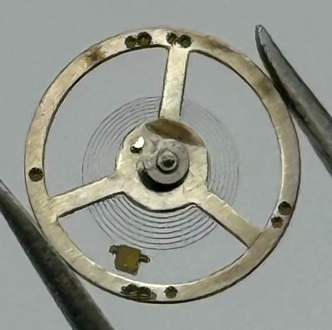 Rego 311 Balance Wheel Complete And Spring 8¾’’’ 706 Watch Movement Parts NOS