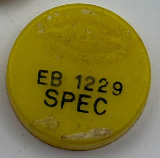 EB 1229 Balance Wheel And Spring  Special Watch Movement Parts Used