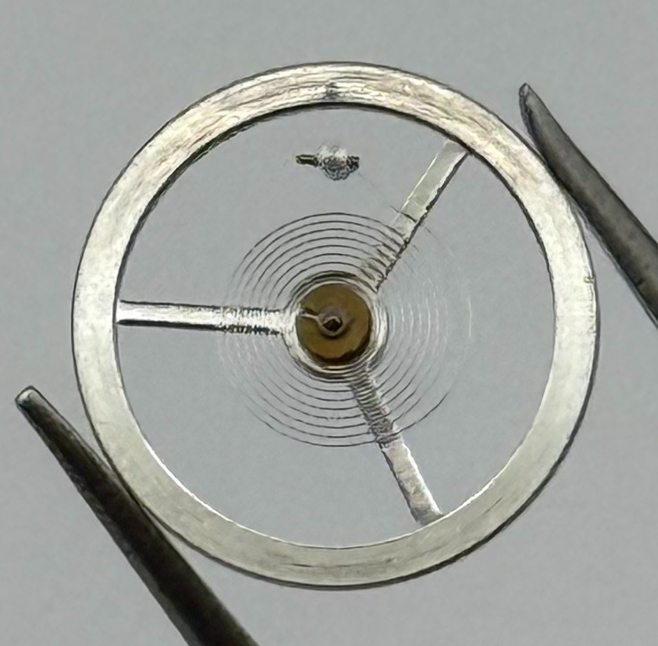 EB 1197 Balance Wheel Complete And Spring 10½’’’ 109 M Watch Movement Parts NOS