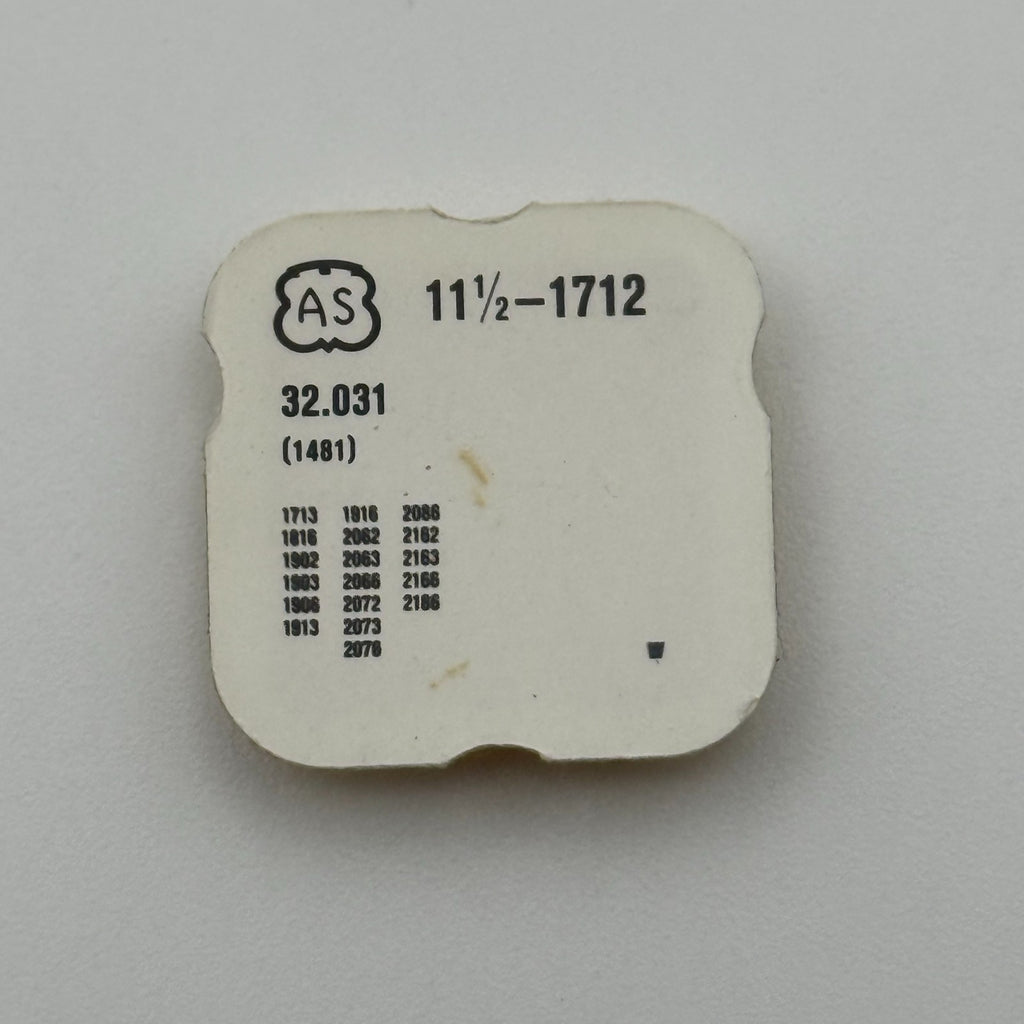 AS 1712 Reduction Wheel - 11 1/2 - 1481 - New Old Stock - Watch Parts