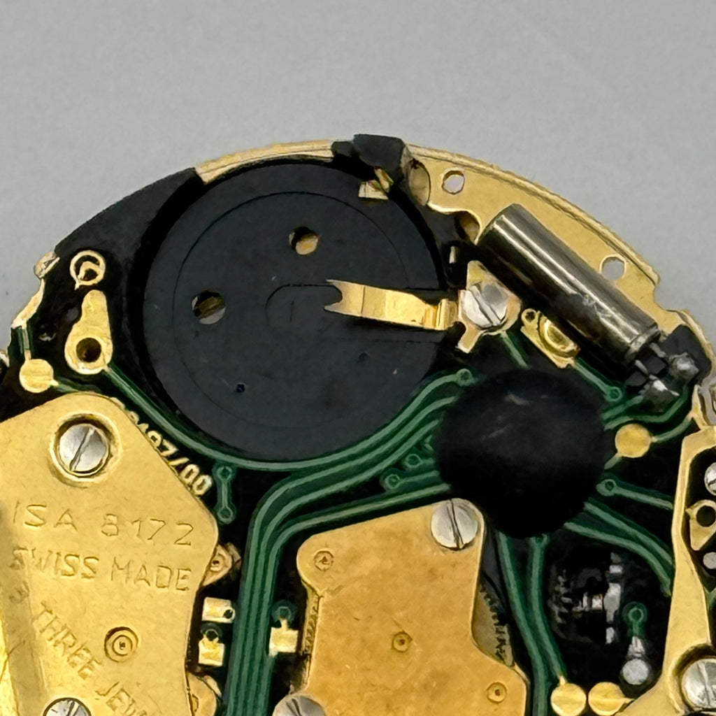 ISA 8172 Watch Movement - Quartz Date 3 Jewels - For Parts / Repair - 26.2mm