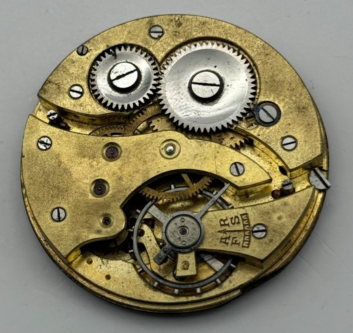 Chronometre Pocket Watch Movement Hunter Sub Seconds Manual Wind Parts 40.5mm