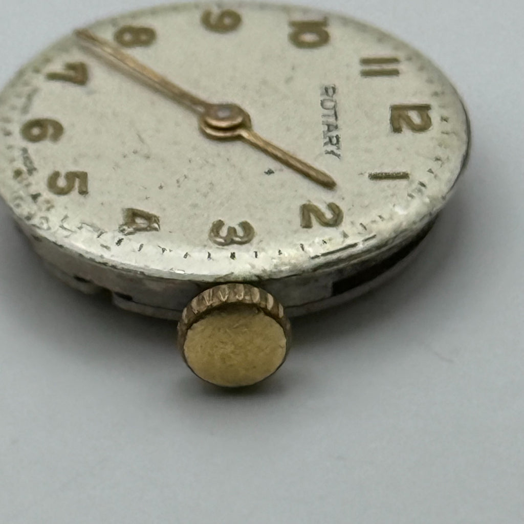 FHF 34 Watch Movement Rotary Ladies 15J Swiss Manual Wind Parts Repair 17.3mm