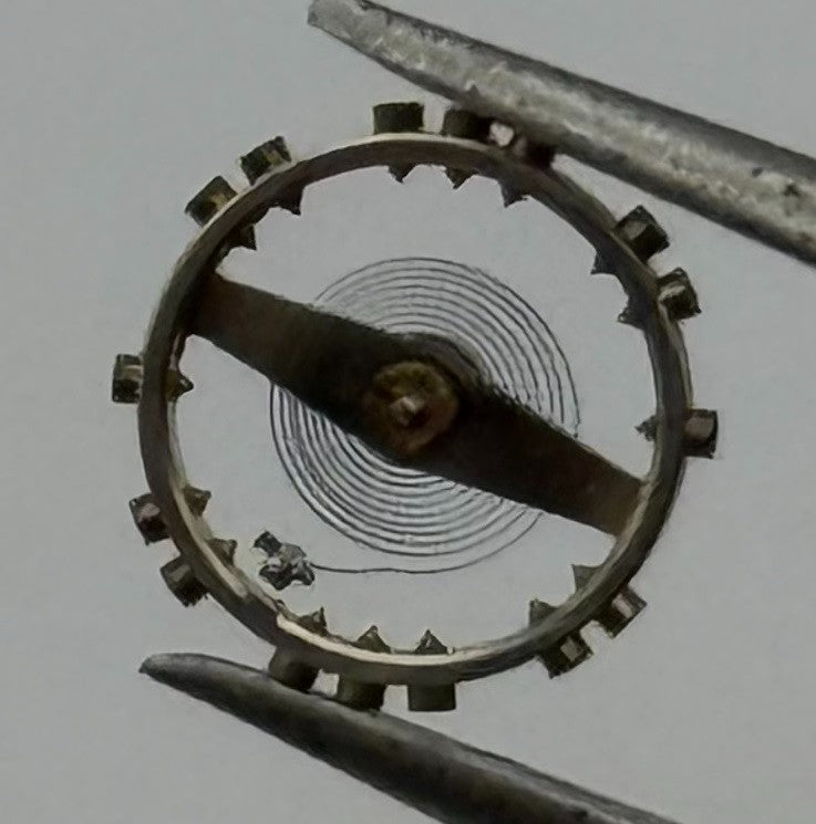 AS 976 1012 Balance Wheel Complete And Spring 29 M Watch Movement Parts NOS